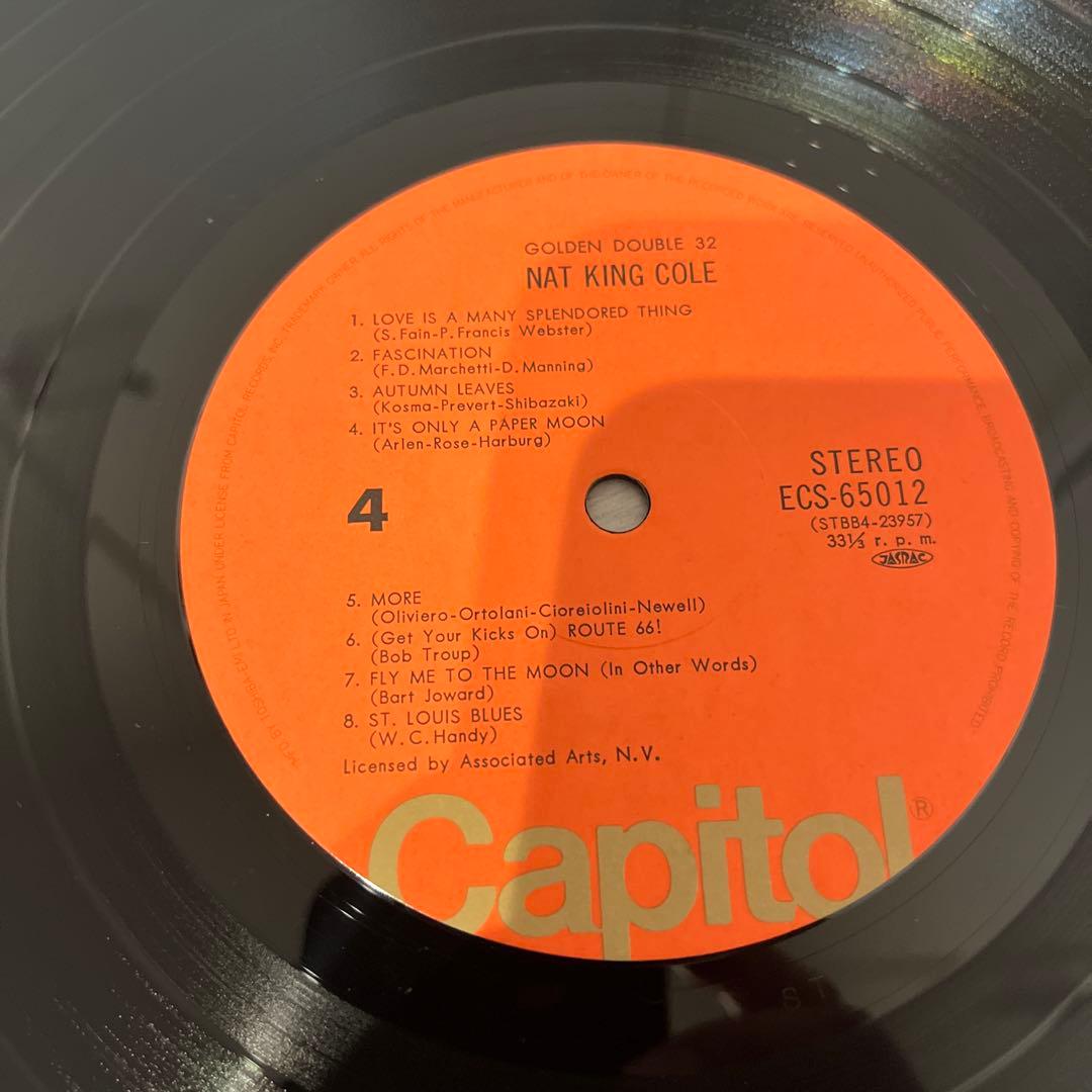 Nat King Cole Golden Double 32 2LP Japan Vinyl Record with Obi