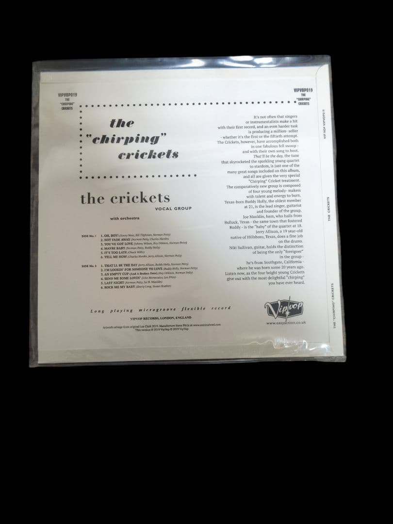 The Crickets - The Chirping Crickets LP Neon Yellow Vinyl + Bonus CD