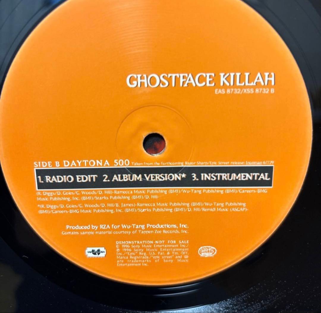 Ghostface Killah - Camay / Daytona 500 12" Vinyl Promo Ironman Hip Hop