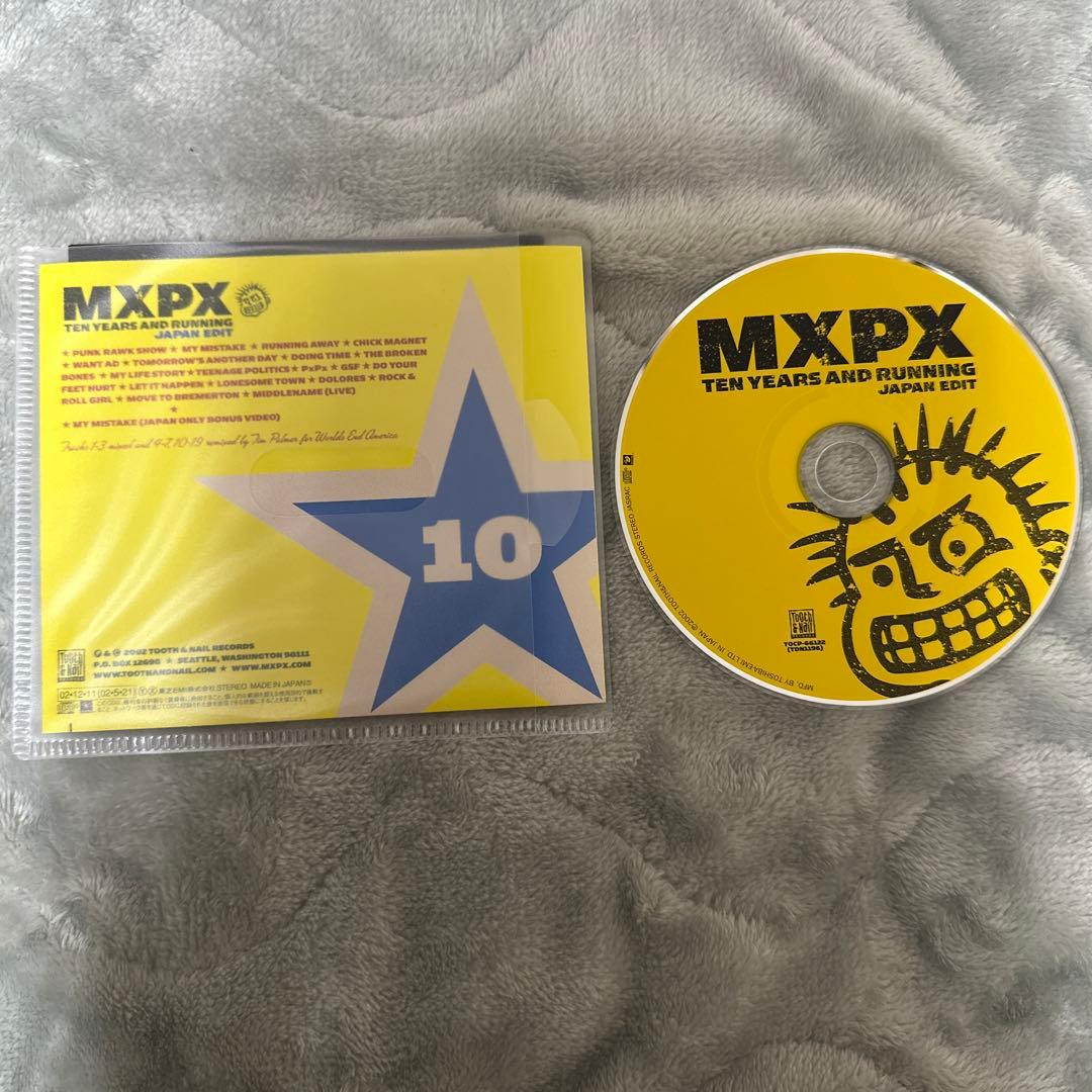 MxPx - Ten Years And Running (Japan Edit) CD w/ Obi, 2002 Japan Press