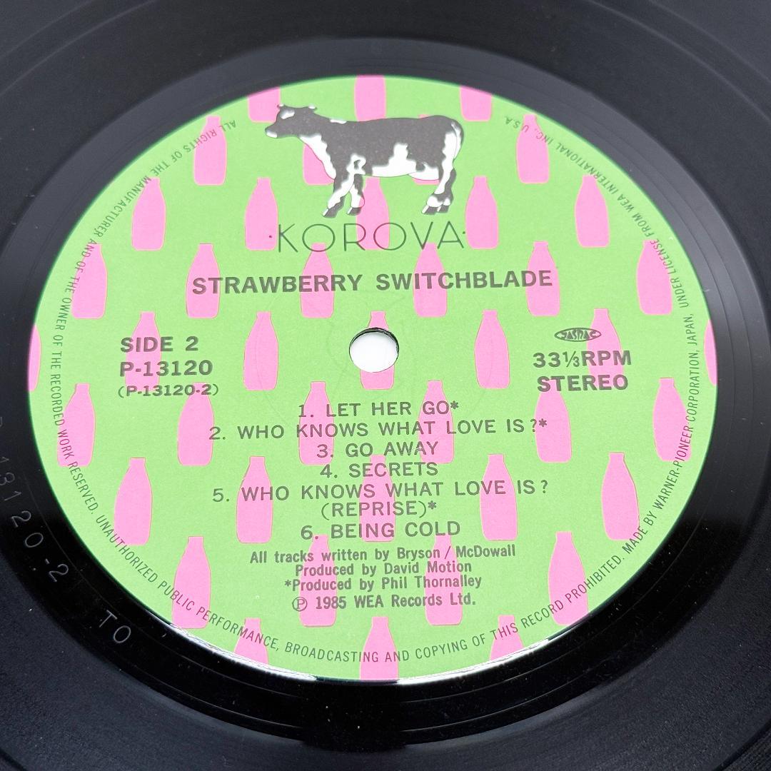 STRAWBERRY SWITCHBLADE S/T LP 1985 Japan Original Vinyl Record New Wave