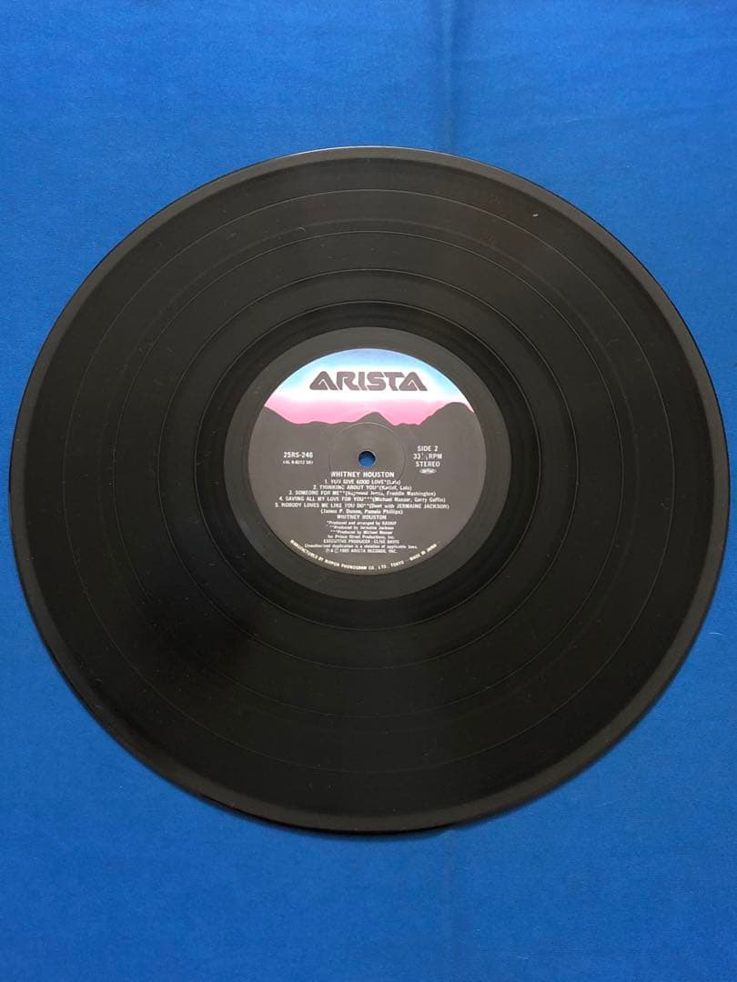 Whitney Houston - Whitney Houston LP Vinyl 1985 Japan Pressing w/ Obi & Lyric