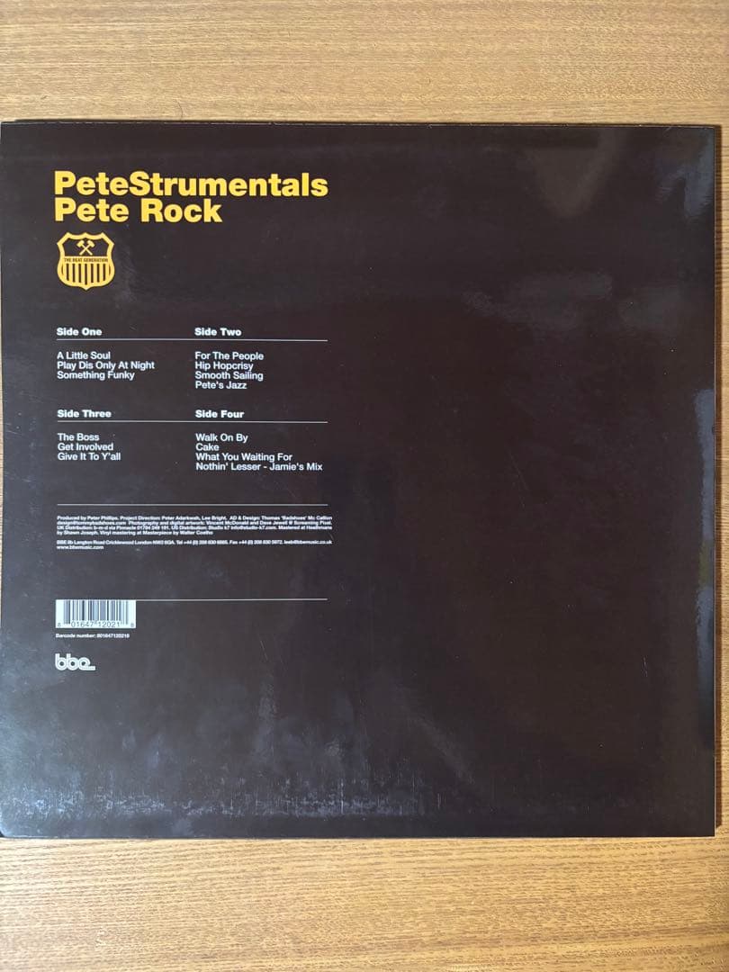 Pete Rock - PeteStrumentals Vinyl 2LP Instrumentals Hip Hop Classic