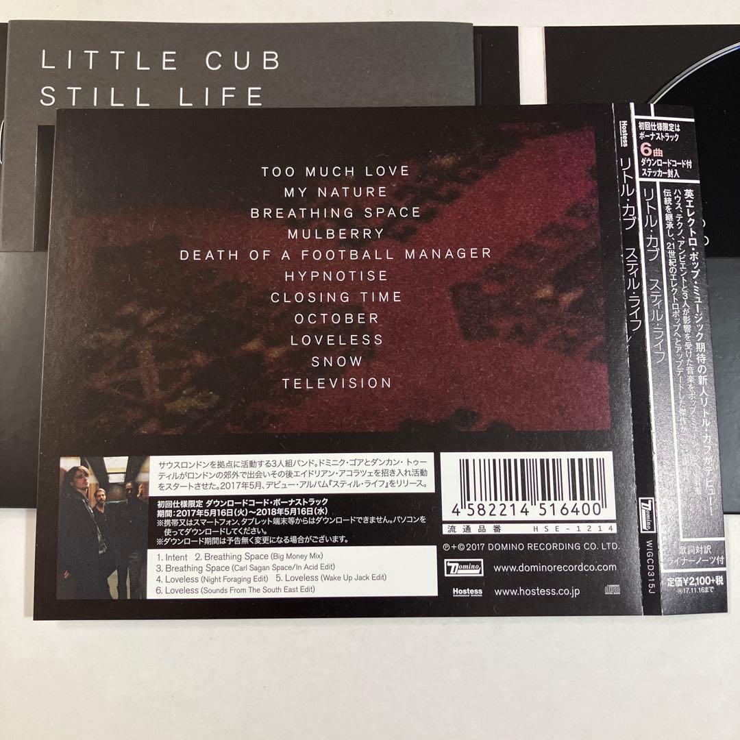 Little Cub Still Life CD Japan Press with OBI Limited Edition 2017