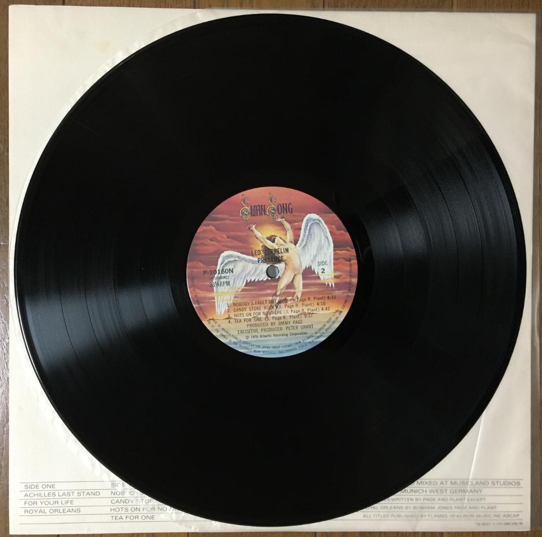 Led Zeppelin - Presence LP Original Japan Pressing Vinyl Record