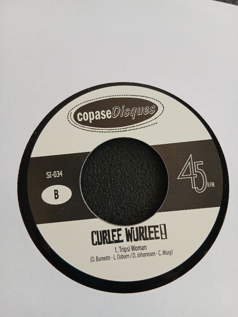 Curlee Wurlee! - Agents of the Ape 7" Single (2016 Garage Rock) Rare