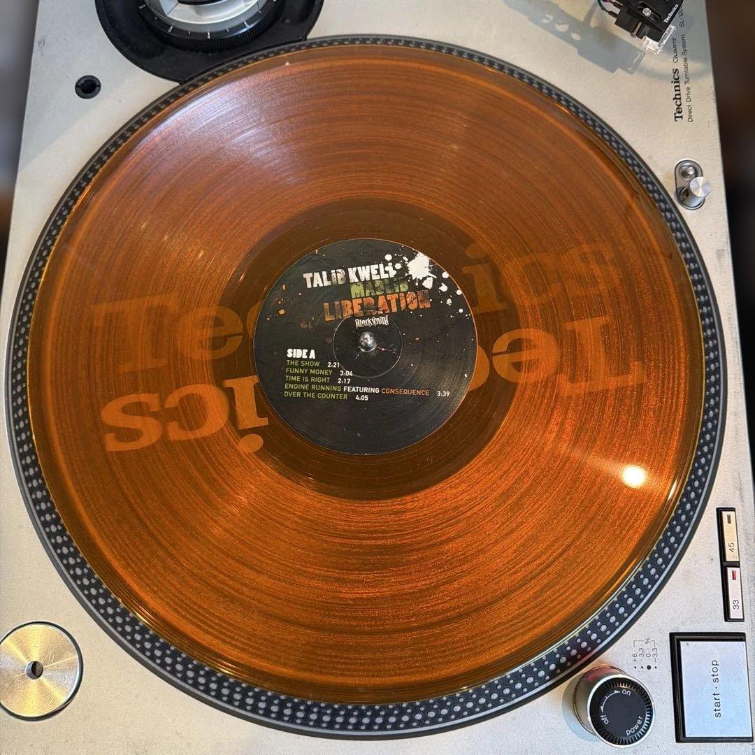Talib Kweli & Madlib - Liberation Vinyl LP Orange Translucent Record
