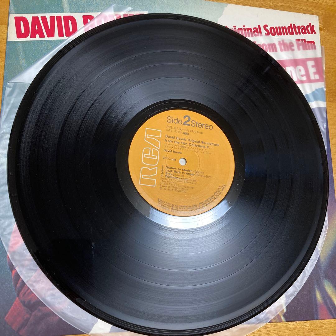 David Bowie - Christiane F. Original Soundtrack Vinyl LP Japan 1982 RCA RPL-8130