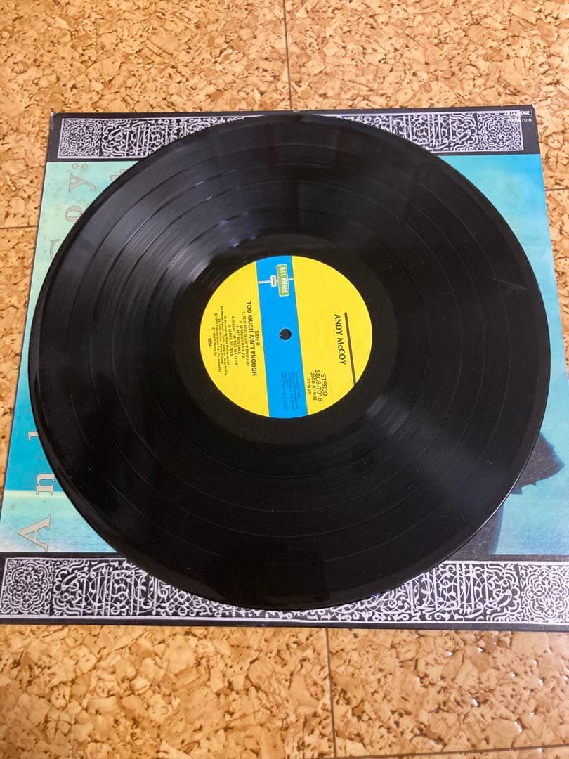Andy McCoy - Too Much Ain't Enough Vinyl LP Japan 1988 Hanoi Rocks Guitarist
