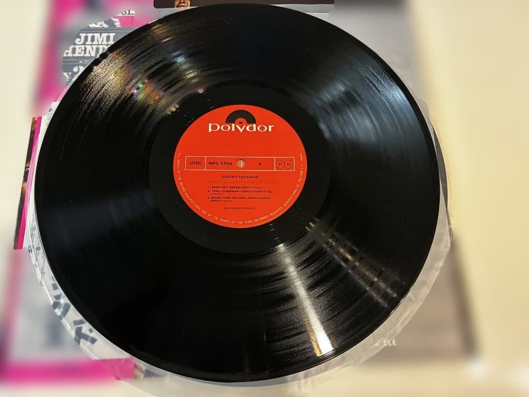 Jimi Hendrix Electric Ladyland LP 1979 Japan Reissue Polydor MPU 9705/6 OBI