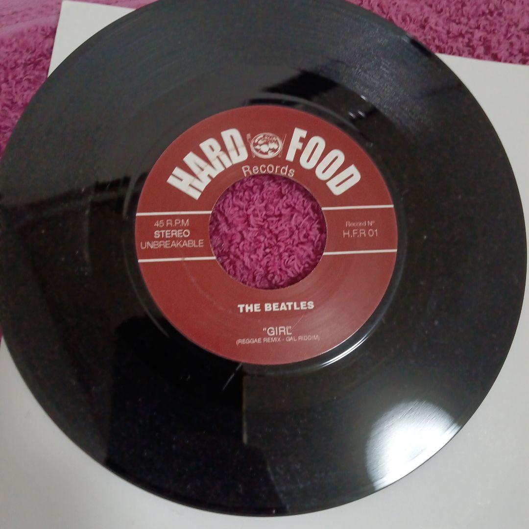 The Beatles - Girl (Reggae Remix - Gal Riddim) 7" Vinyl Record Hard Food H.F.R 0