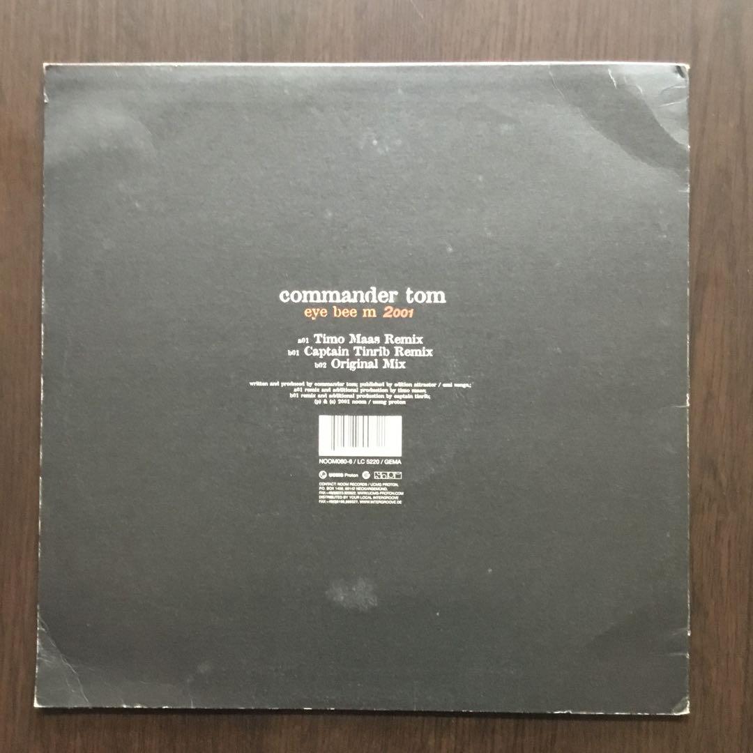 Commander Tom - Eye Bee M 2001 - Vinyl 12" EP Trance Electronic Import