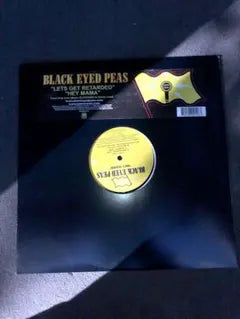 Black Eyed Peas Let's Get Retarded / Hey Mama 12-inch Vinyl Single Yellow Disc