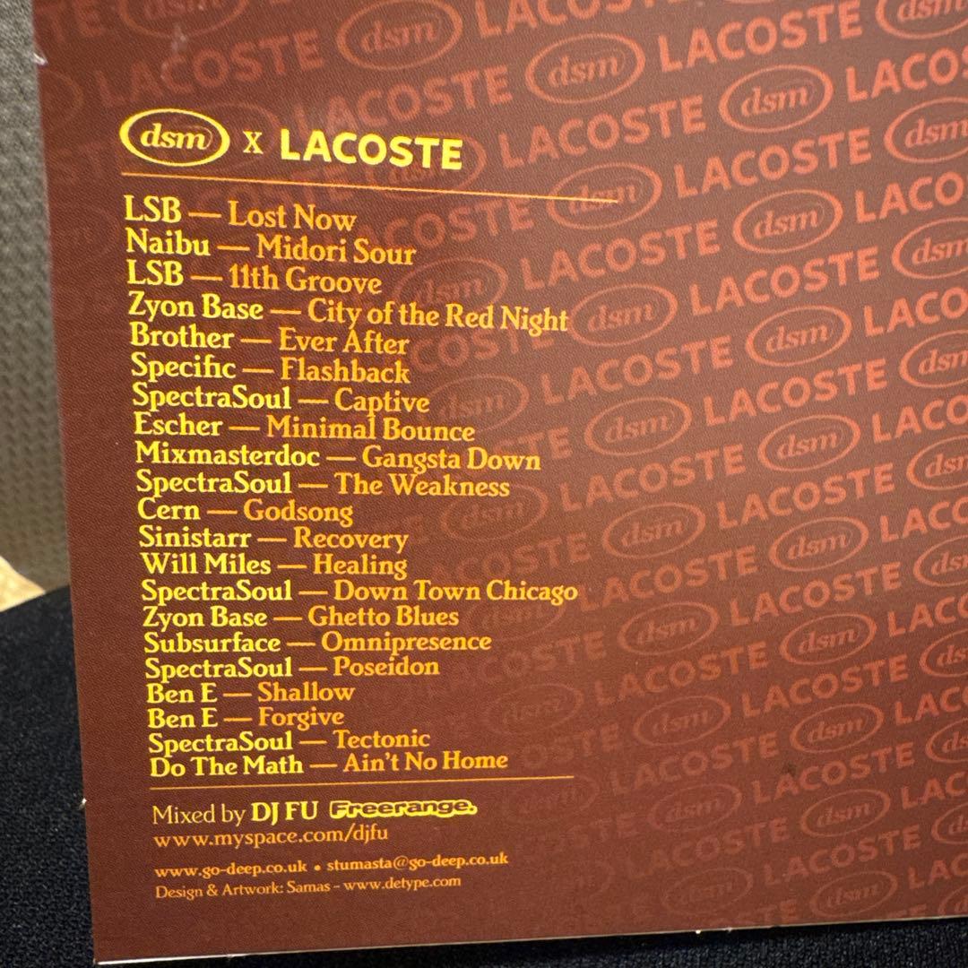 DJ FU - Lacoste x DSM Mix CD - Rare Promo Compilation - Japan Press