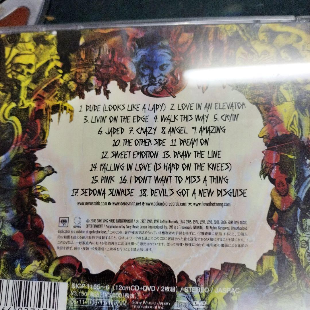Aerosmith Devil's Got a Disguise CD+DVD Japan Press 2006 Best Of Hits