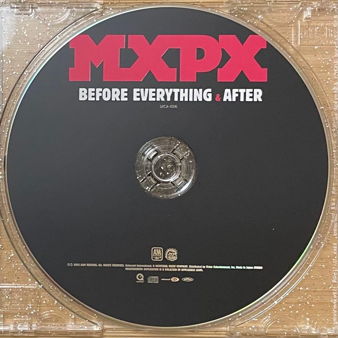 MxPx - Before Everything & After - Japan Press CD (Disc Only)