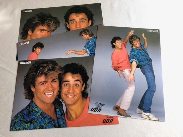 WHAM! Make It Big Japan LP 1984 28-3P-555 With Obi + Inserts/Pin-ups