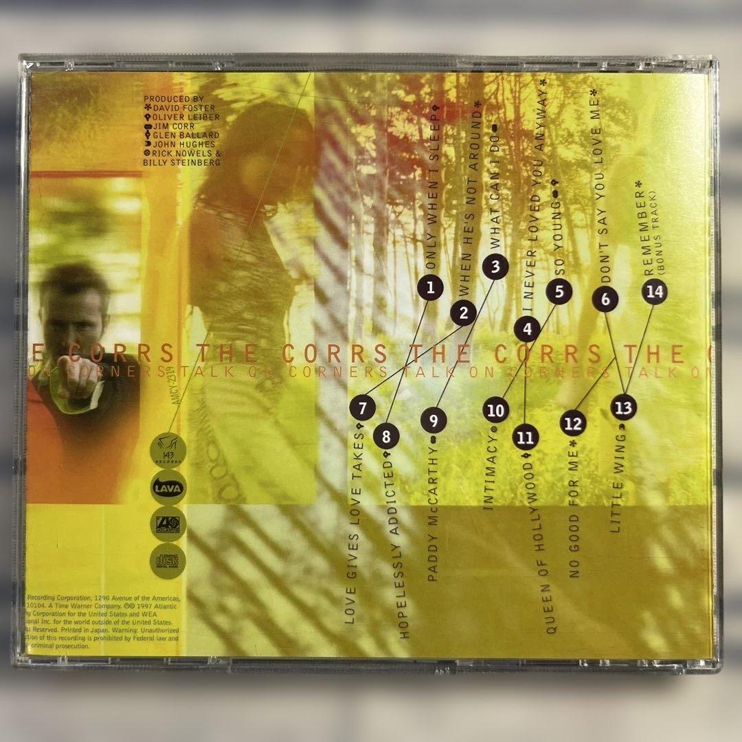 The Corrs Talk On Corners Japan CD 1997 with OBI Strip Limited Edition
