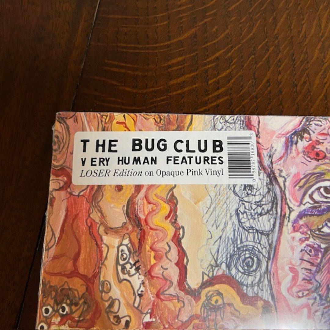 The Bug Club - Very Human Features LP Vinyl Loser Edition Opaque Pink UK Indie