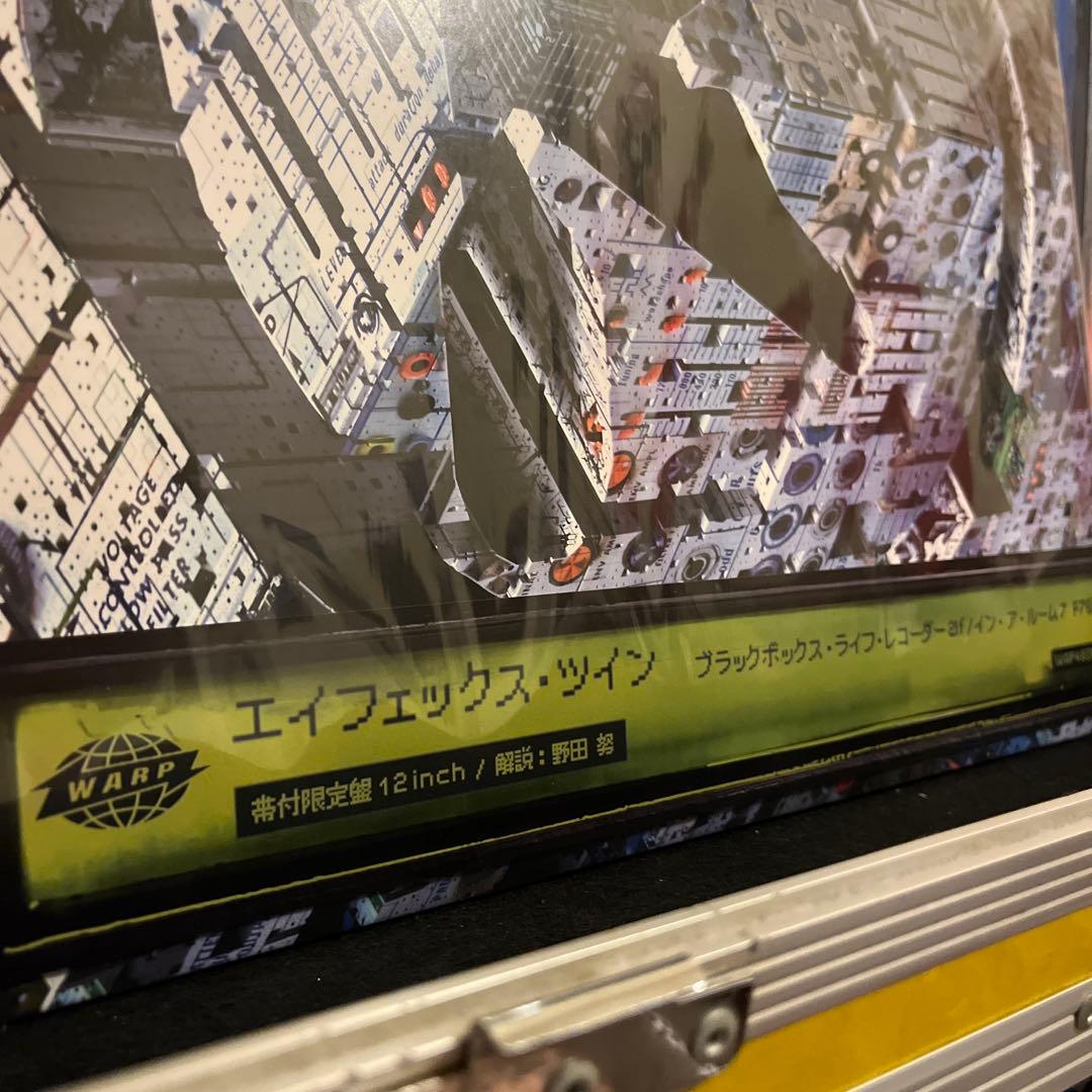 Aphex Twin Blackbox Life Recorder 21f / in a room7 F760 Vinyl 12" Japan Obi