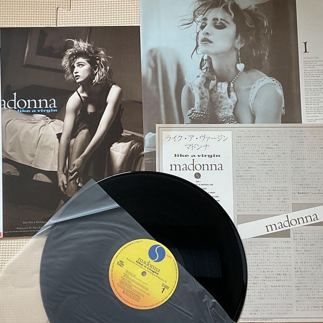 Madonna - Like a Virgin LP Japan Vinyl w/ Obi & Lyric Insert