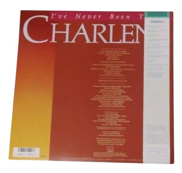 Charlene I've Never Been To Me Vinyl LP Japan Obi 1986 Motown Pop