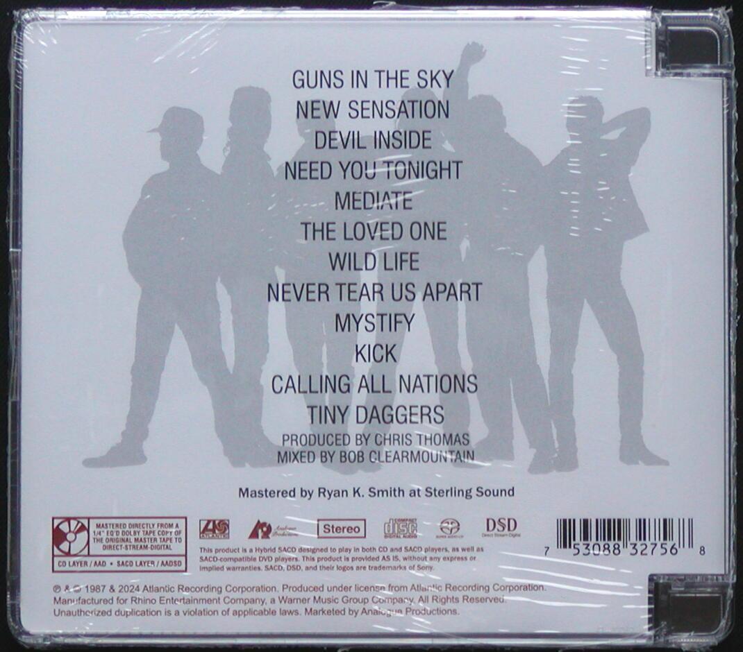 INXS Kick SACD Hybrid Analogue Productions Japan Pressing Remastered