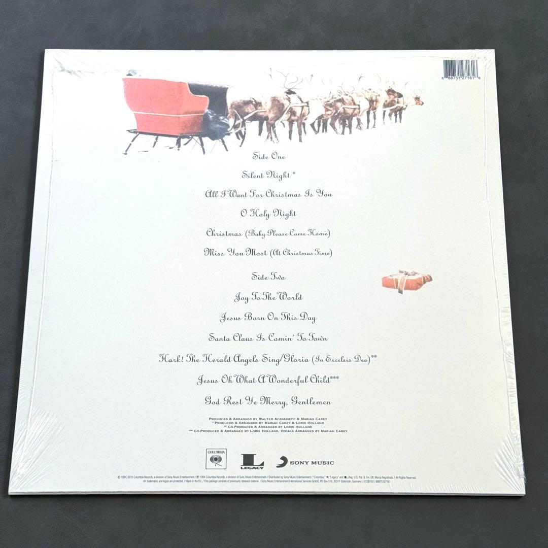 Mariah Carey Merry Christmas Vinyl LP Reissue Holiday Pop Sealed