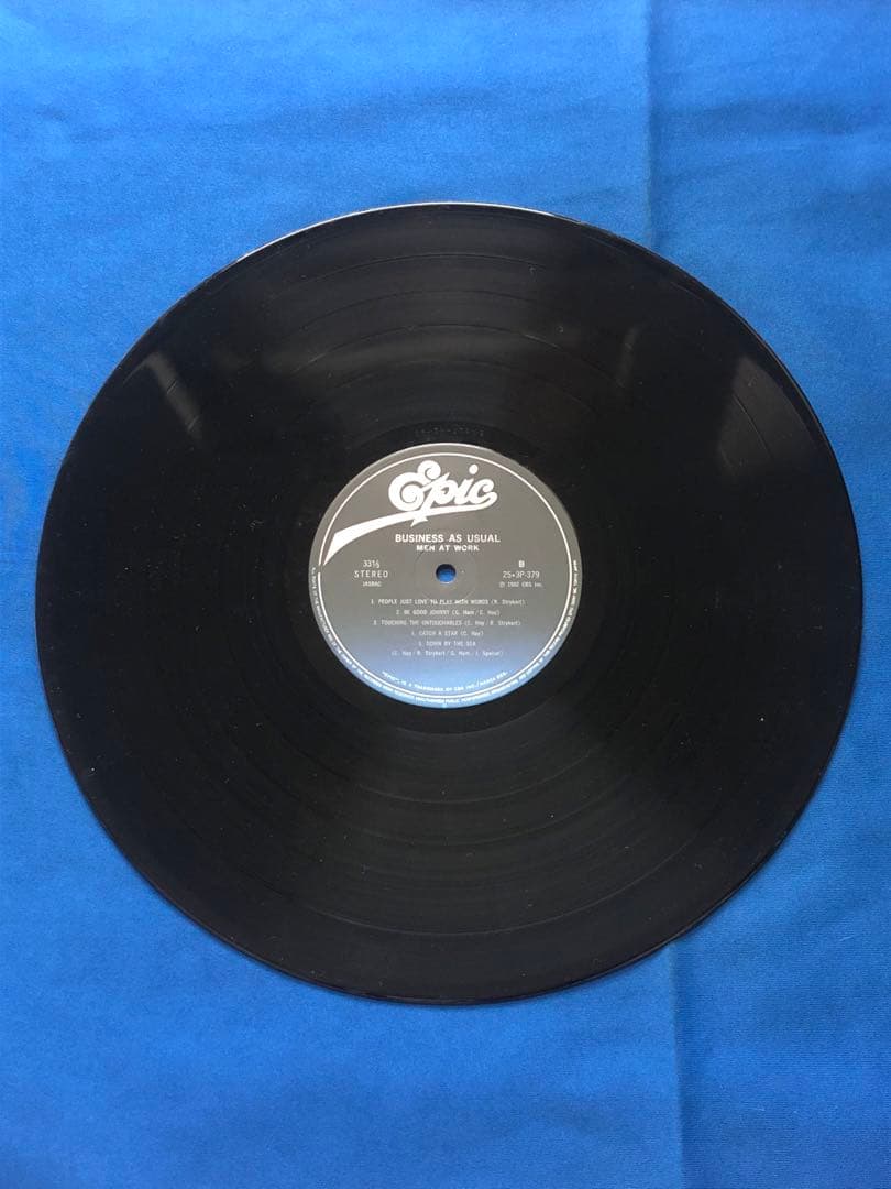 Men At Work - Business As Usual Vinyl LP, 1982 Japan Pressing, Includes Obi & Ly