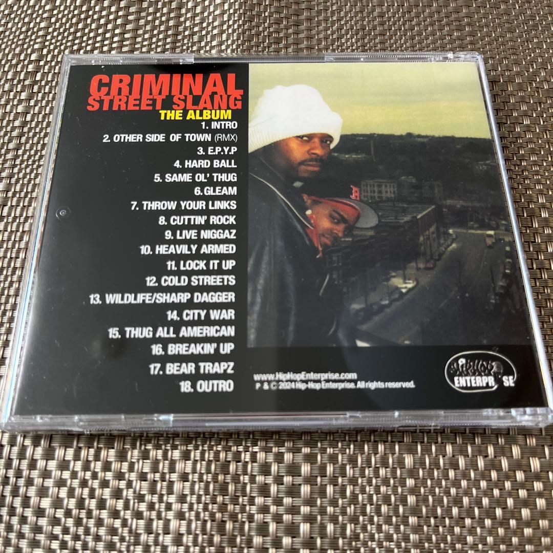 Killin' Field Criminal Street Slang The Album CD 2024 Reissue Limited Edition