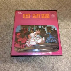 Bizet & Saint-Saens 2LP Set Red Vinyl Classical Japan Pressing