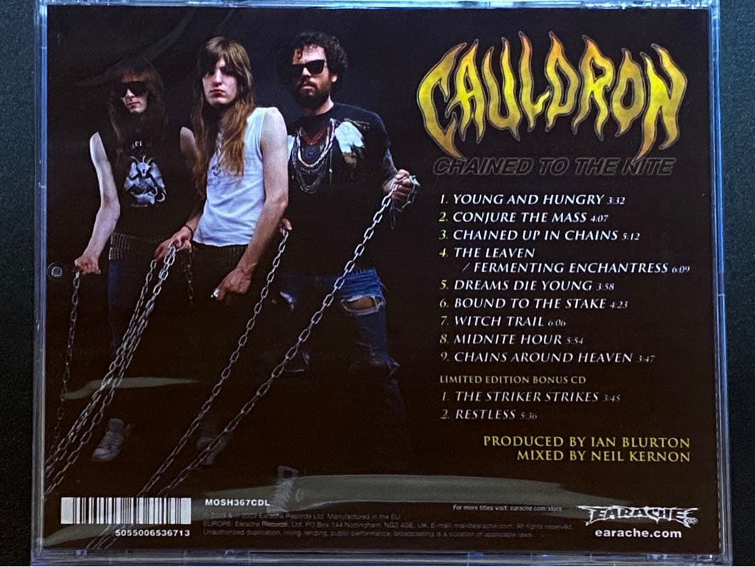 Cauldron - Chained To The Nite 2CD Limited Edition Import Metal