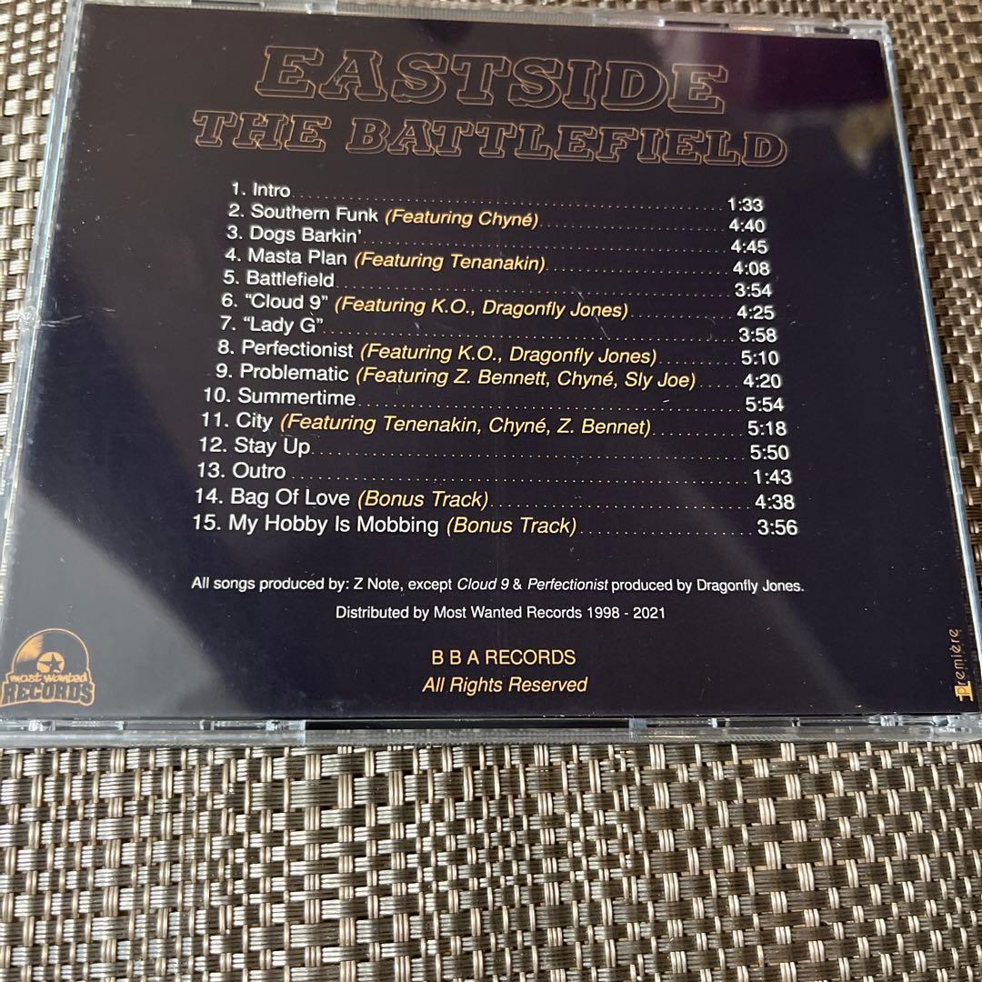 Eastside - The Battlefield CD Limited Official Reissue Texas G-Funk Rare Import