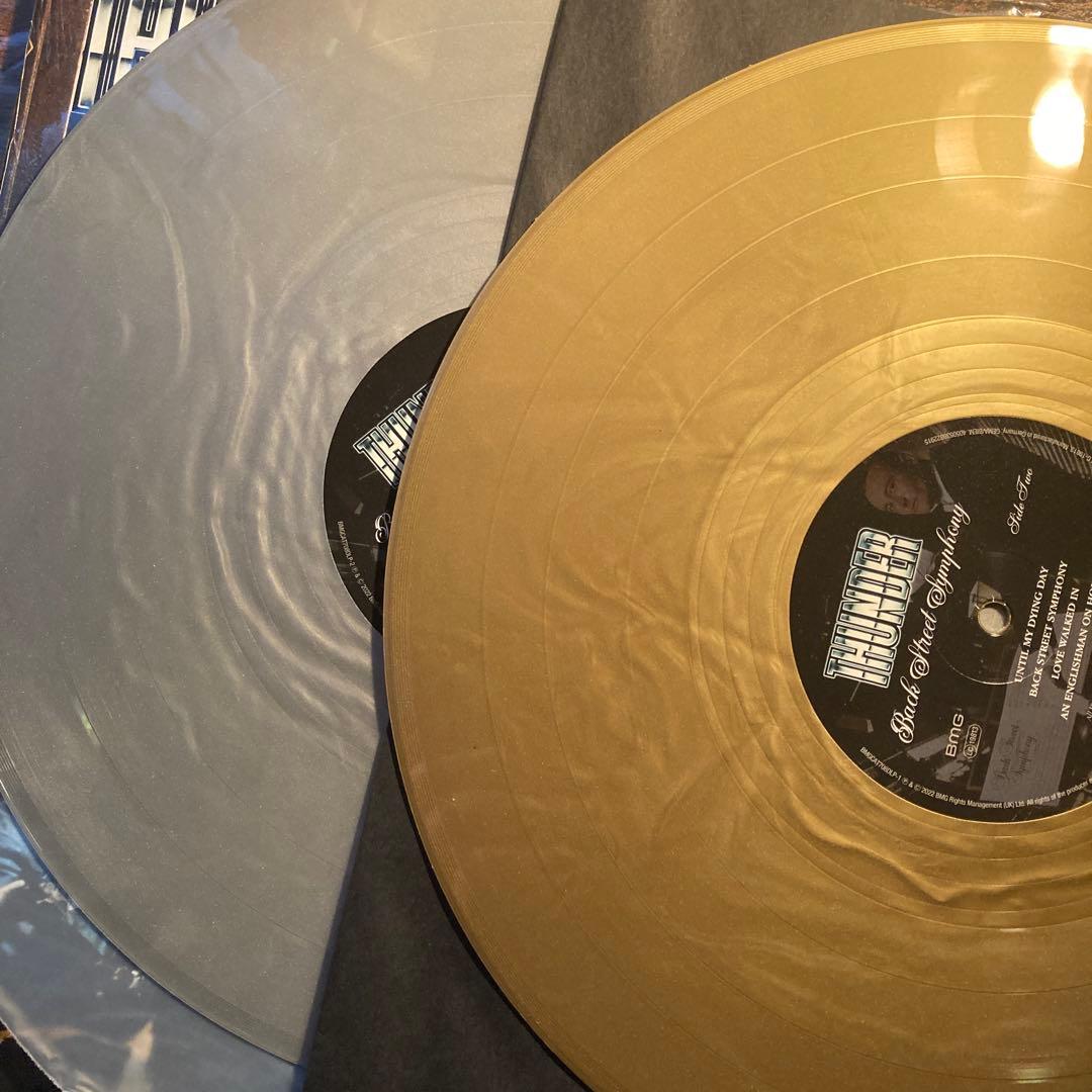 Thunder - Back Street Symphony 2LP Gold & Silver Colored Vinyl Limited Edition