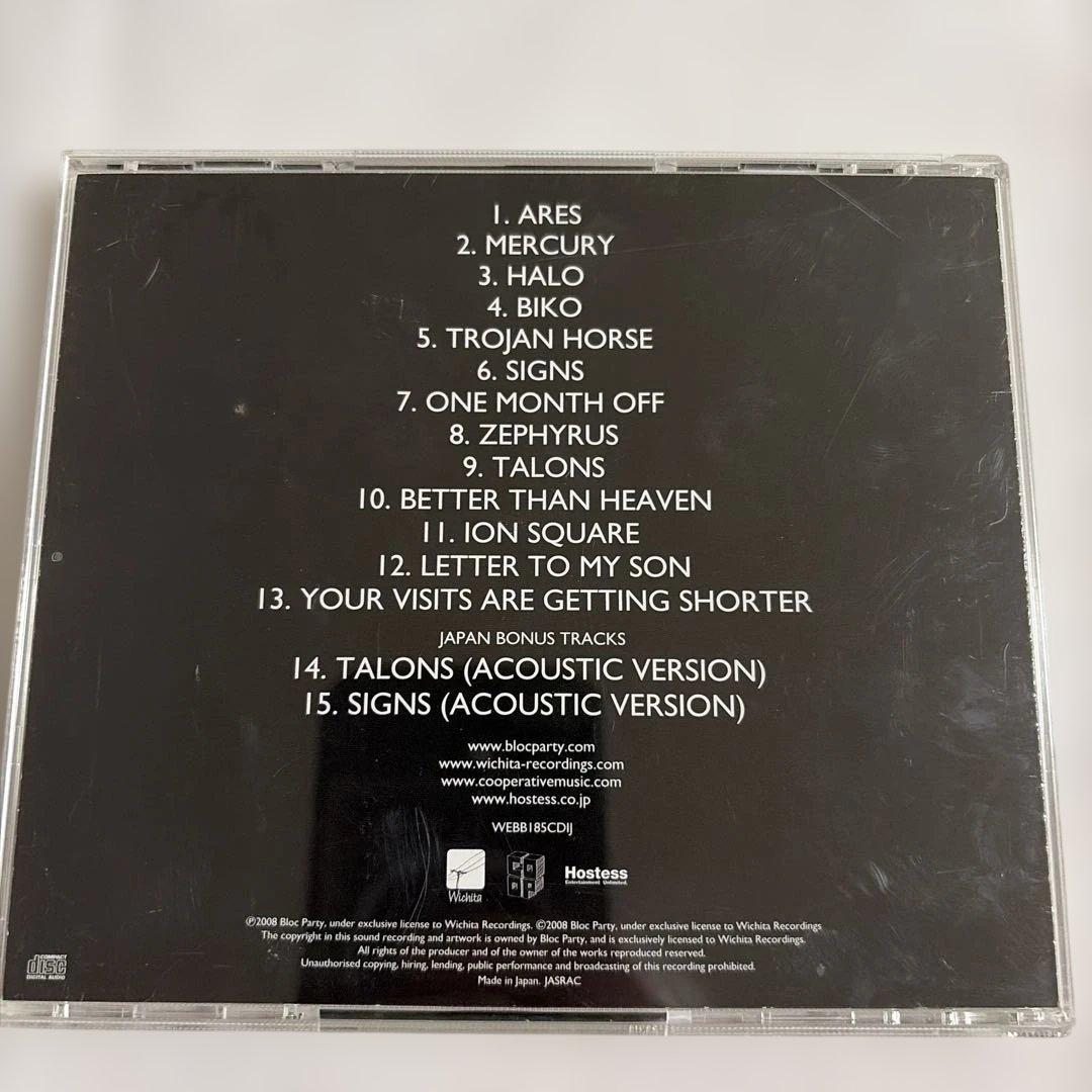 Bloc Party - Intimacy CD Japan Press with OBI Limited Japan Bonus Tracks