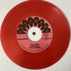 Tony & Dennis / Tommy McCook - Folk Song / Starry Night 7" Red Vinyl Reggae