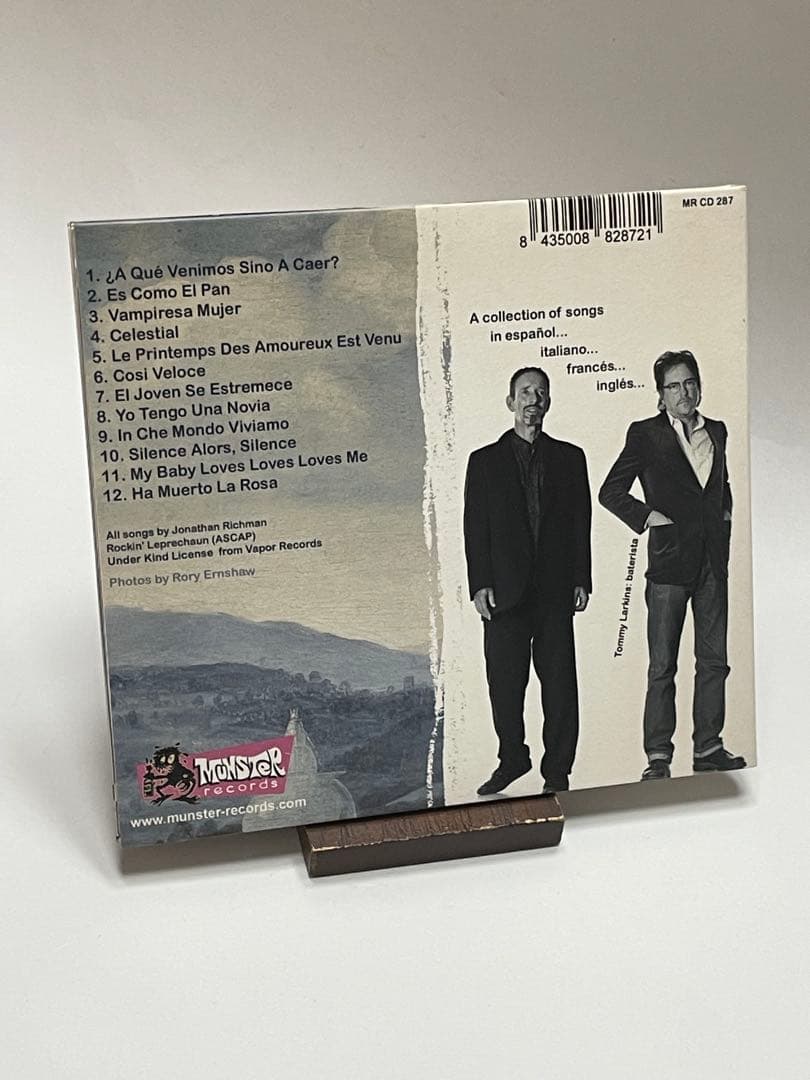 Jonathan Richman ¿A Qué Venimos Sino A Caer? CD Cardboard Sleeve Import