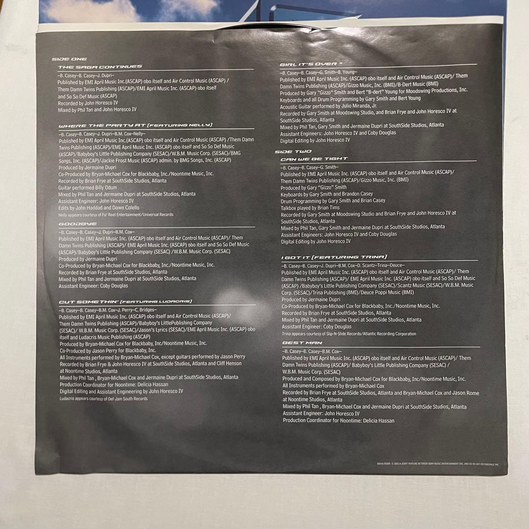 Jagged Edge - Jagged Little Thrill 2LP Vinyl 2001 R&B Hip Hop Classics