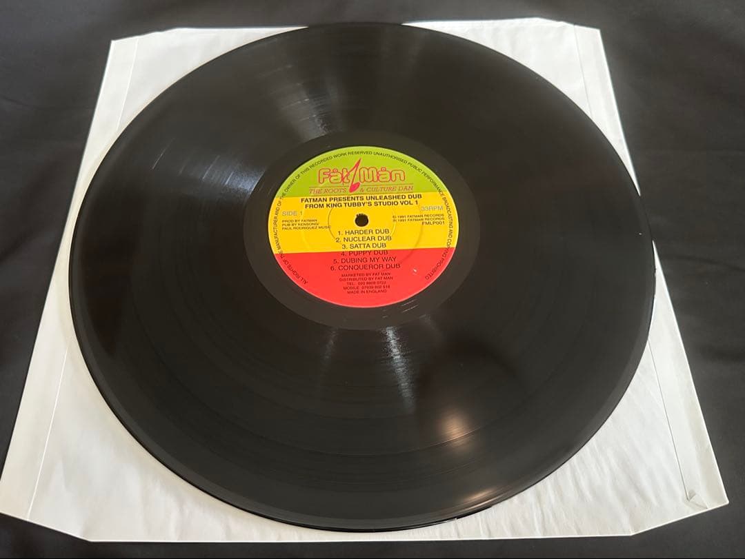 Fatman Presents Unleashed Dub Vol 1 King Tubby Studio Vinyl LP UK Pressing