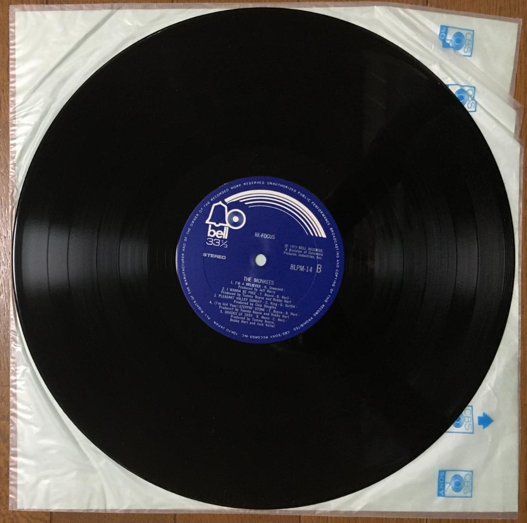 The Monkees - Re-Focus - Japanese Pressing Vinyl LP - 1973 - Pop Rock
