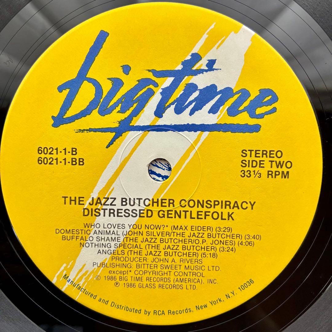 The Jazz Butcher Conspiracy - Distressed Gentlefolk LP 1986 Indie Pop Vinyl