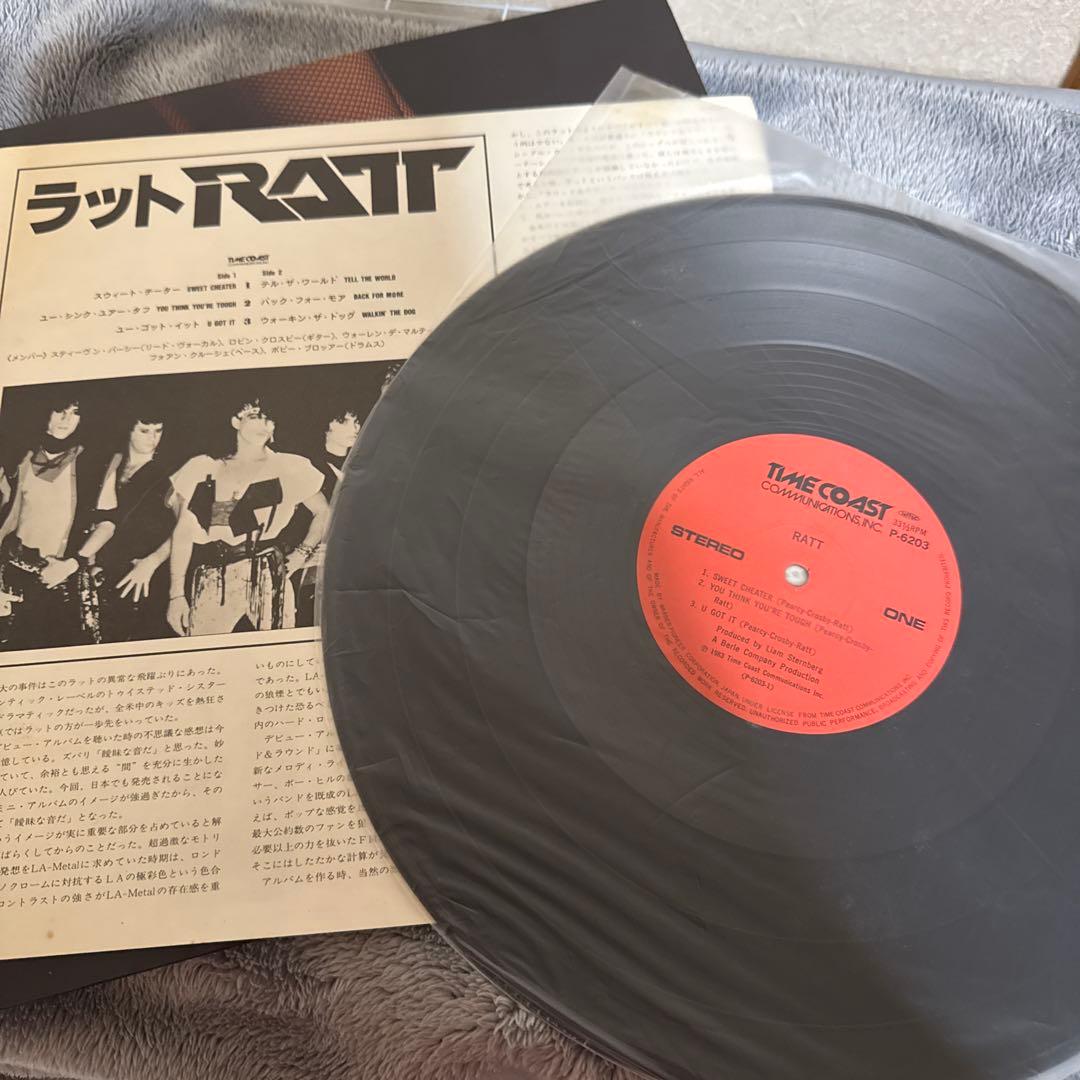 RATT - Ratt EP 1983 Japan Vinyl LP Record Time Coast P-6203