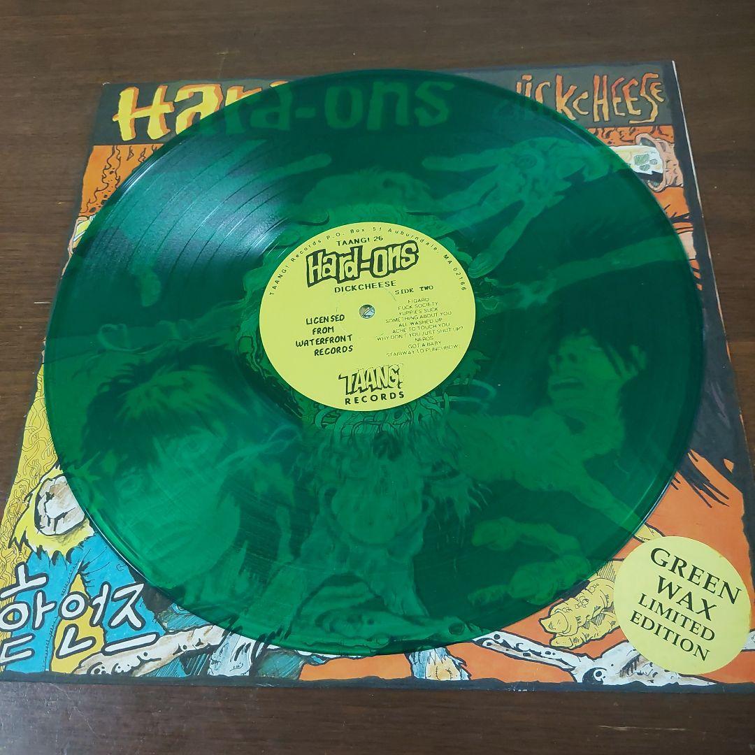 Hard-Ons Dickcheese LP Green Vinyl Limited Edition Taang! Records Punk Rock