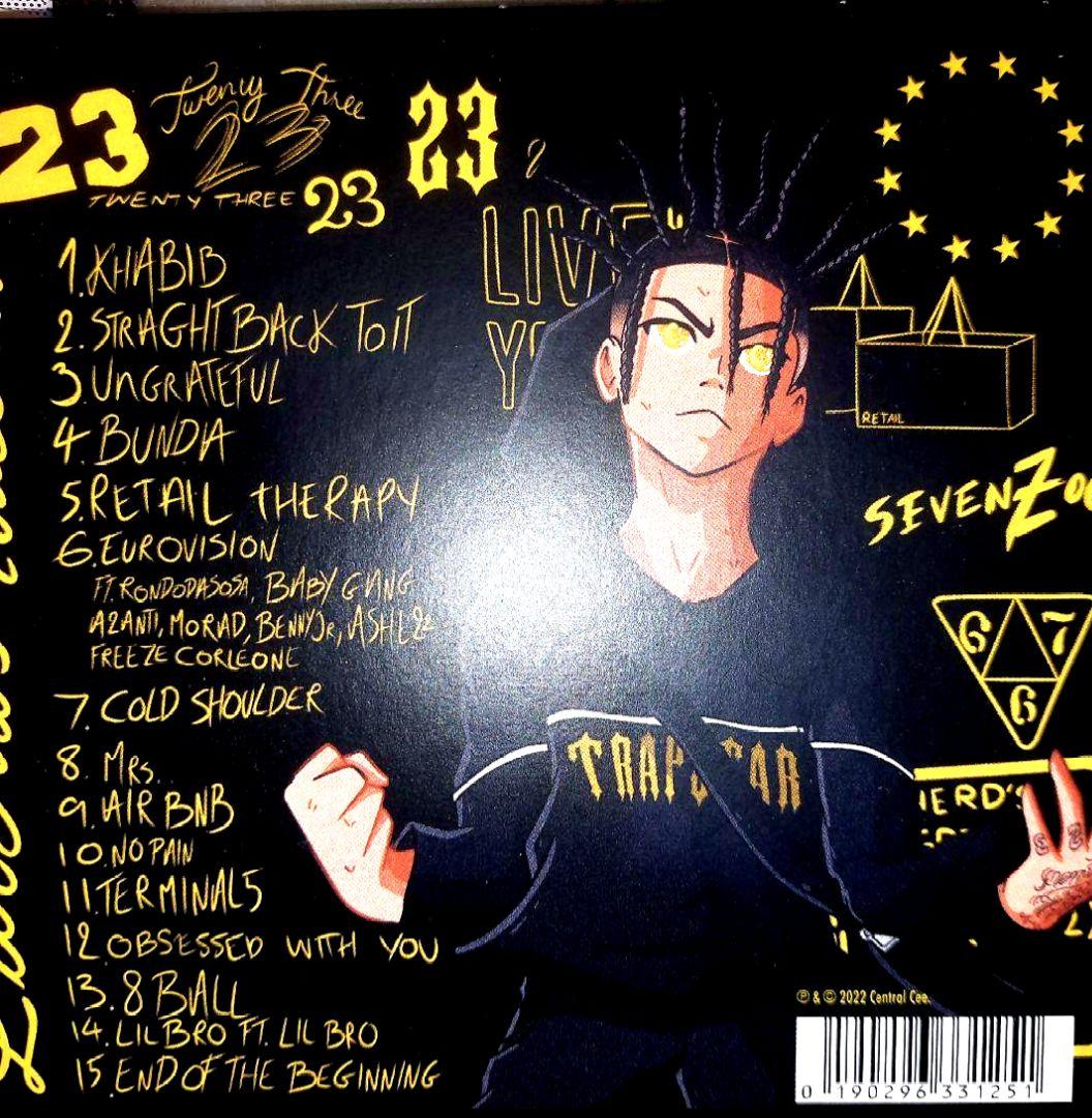 Central Cee - 23 Fan Art Edition CD - UK Drill Import