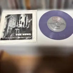 The Nuns - In The Shadows 7" Purple Vinyl Posh Boy Records Punk 45