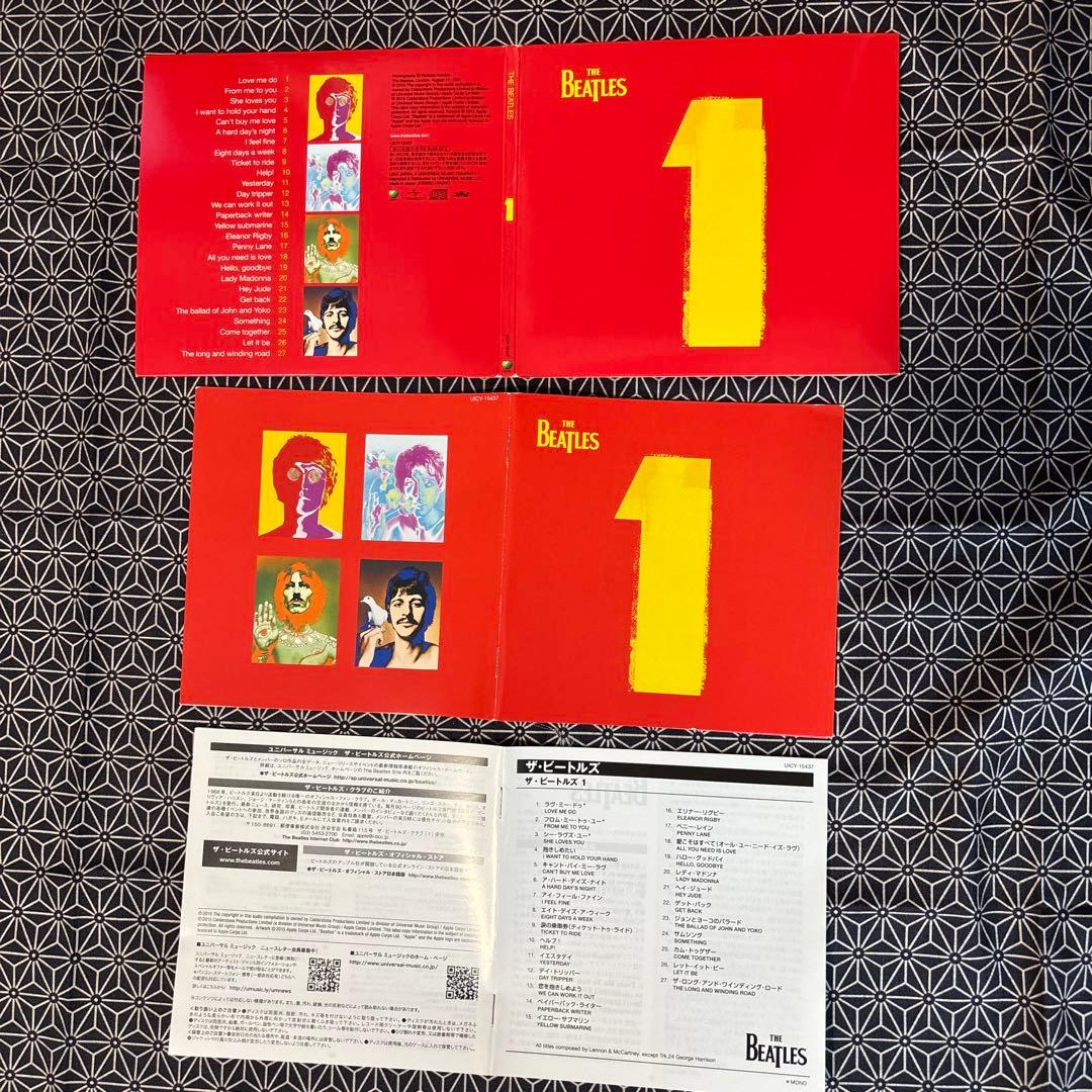 The Beatles 1 CD Japan Paper Sleeve Mini LP Edition with Japanese Inserts