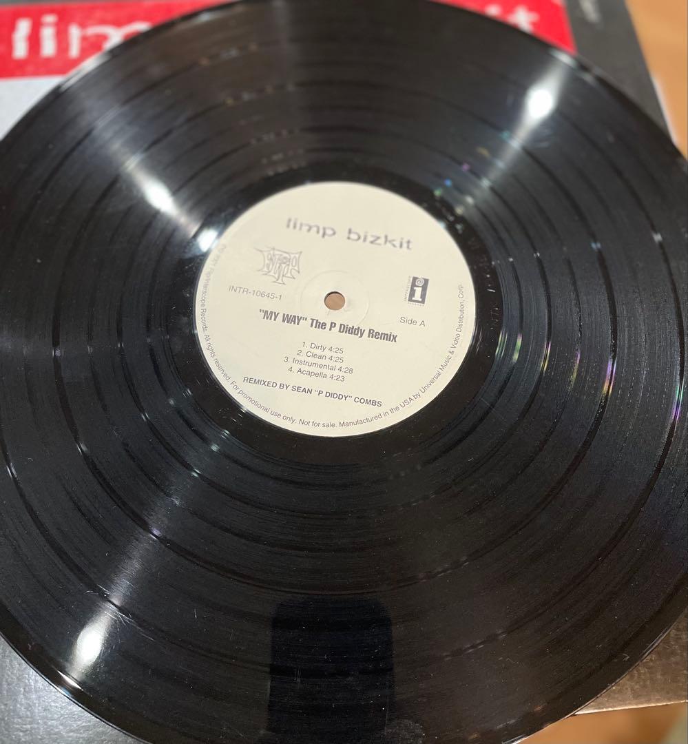 Limp Bizkit - My Way (P. Diddy Remix) / Getcha Groove On - 12" Vinyl Record