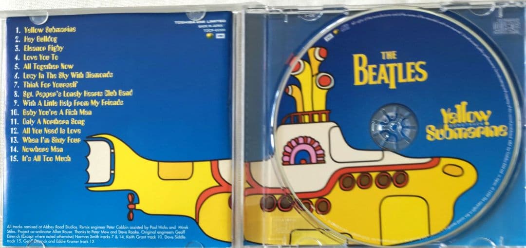 The Beatles Yellow Submarine Yellow Vinyl LP + CD + DVD Set Japan Collector Item
