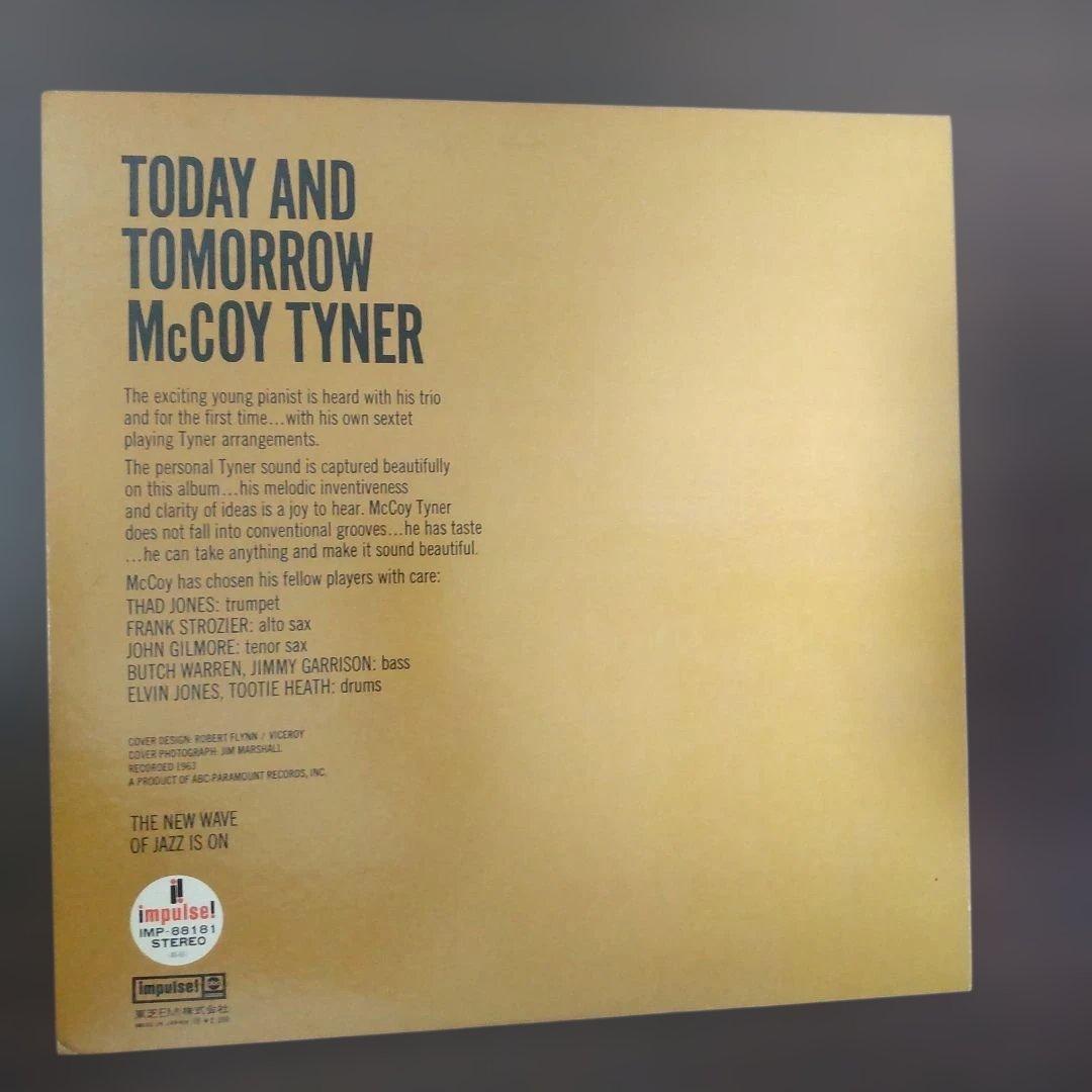 McCoy Tyner Today and Tomorrow Vinyl LP Impulse! Japan Jazz Record
