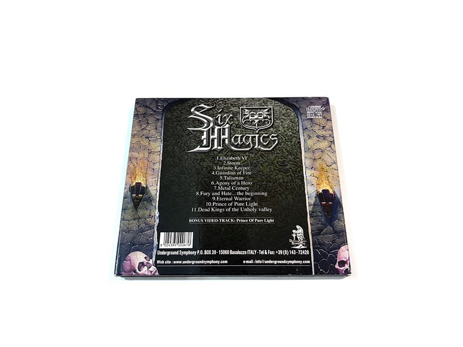 Six Magics - Dead Kings of the Unholy Valley CD Digipak Power Metal Import